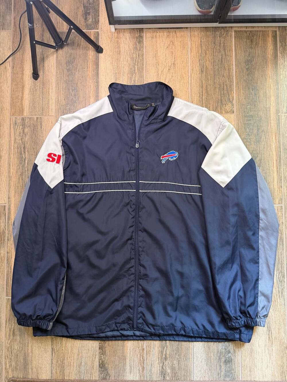 Vintage Buffalo Bills Windbreaker Size XXL sports illustrated Patch Dunebrooke